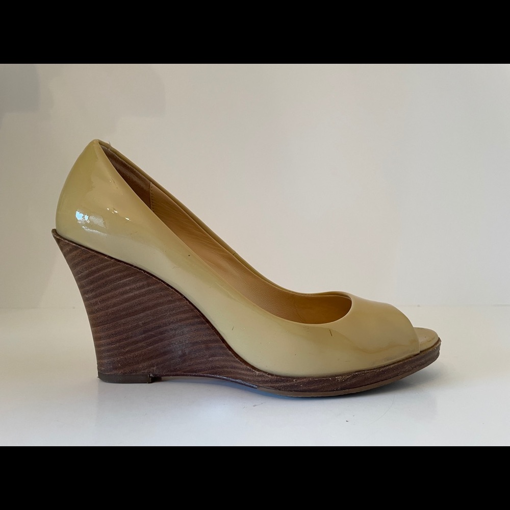 Cole Haan Patent Wedge Heels 6.5B